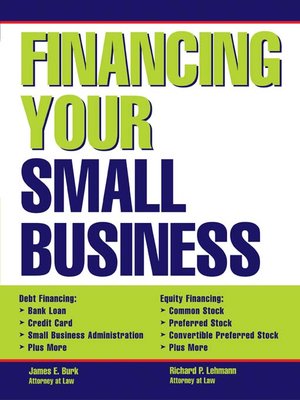 cover image of Financing Your Small Business